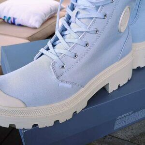 Palladium canvas boots high tops